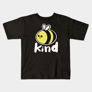 Bee Kind Kawaii Bee Pun Kids T-Shirt
